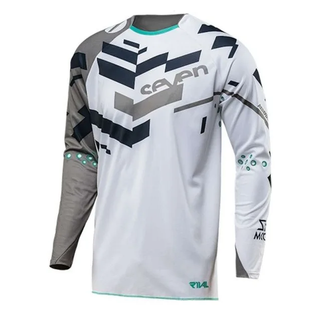 Слоновая кость Майка для мотокросса MX dh mtb Джерси Zero Victory ультра темно-зеленый оранжевый черный - Цвет: Слоновая кость