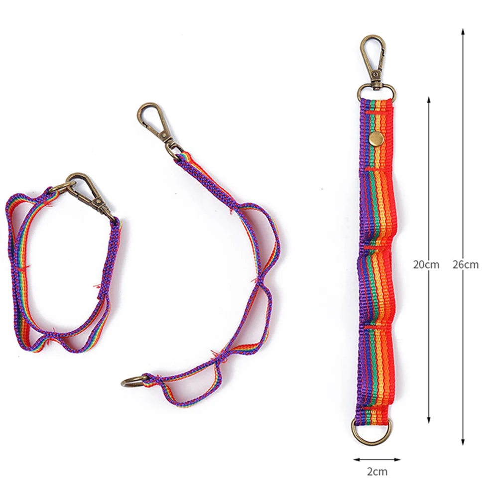 

2 Pcs Outdoor Tent Hang Rope Multipurpose Colorful Lanyard Cord Camping Gear