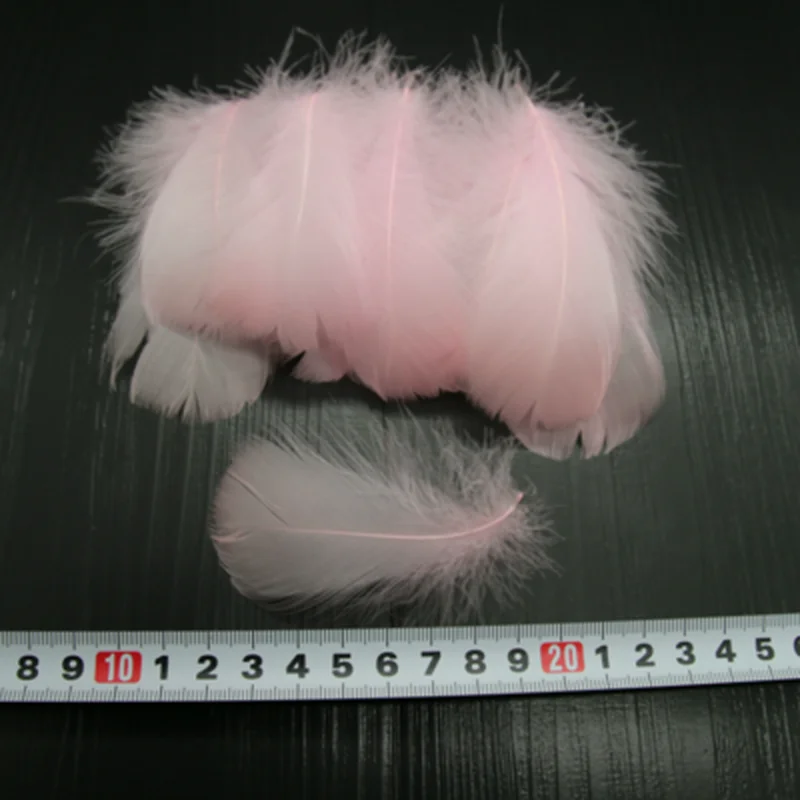 500 шт натуральные окрашенные гусиные перья для украшения дома поделок своими