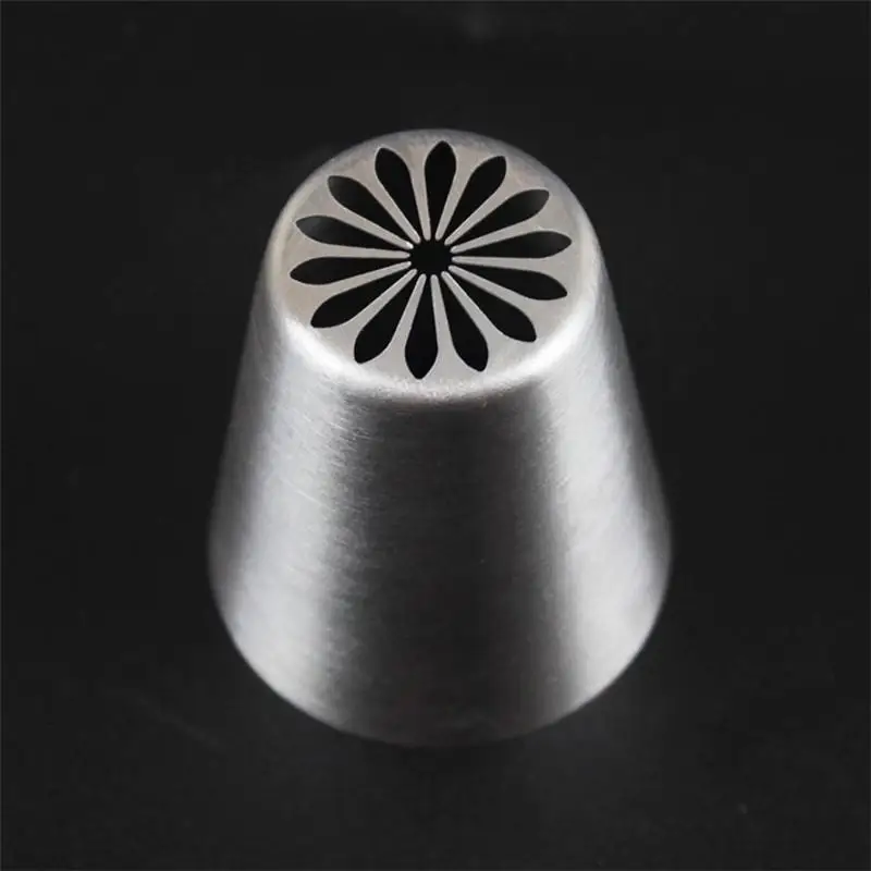 Глазурь трубопроводов сопла из нержавеющей стали цветок крем Кондитерские