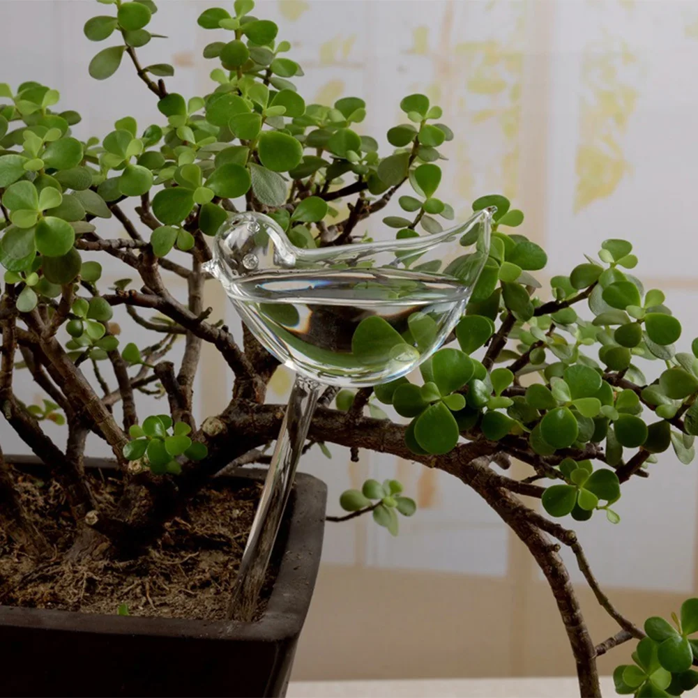 

Automatic Plant Waterer Imitation Bird Shaped Transparent Dripper Plant Pot Bulb PVC Garden House Watering Device