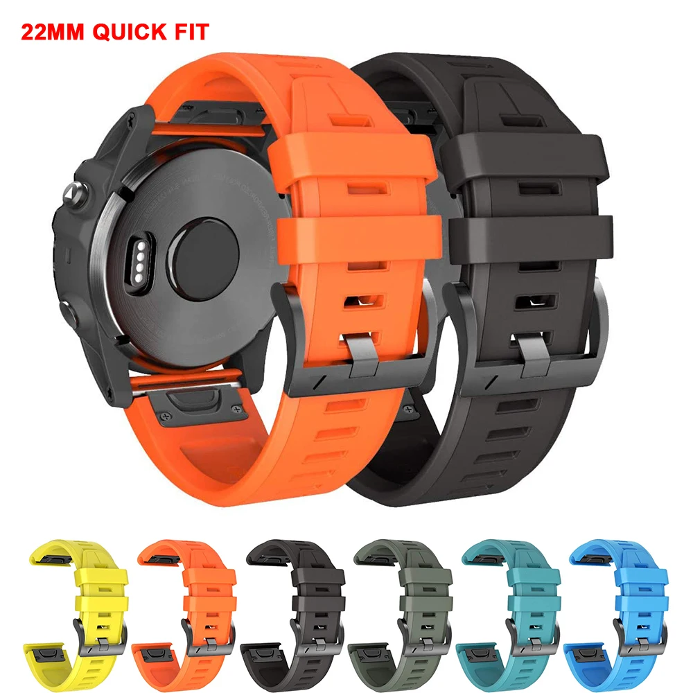 

Совместимый силиконовый ремешок для часов Fenix 5 Plus, ремешок для часов Fenix 5/Fenix 5 Plus/Fenix 6/Fenix 6 Pro/Forerunner 935/945