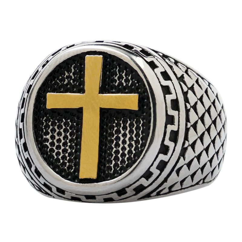 

Vintage Juses rings for man Vintage stainless steel fashion jewelry