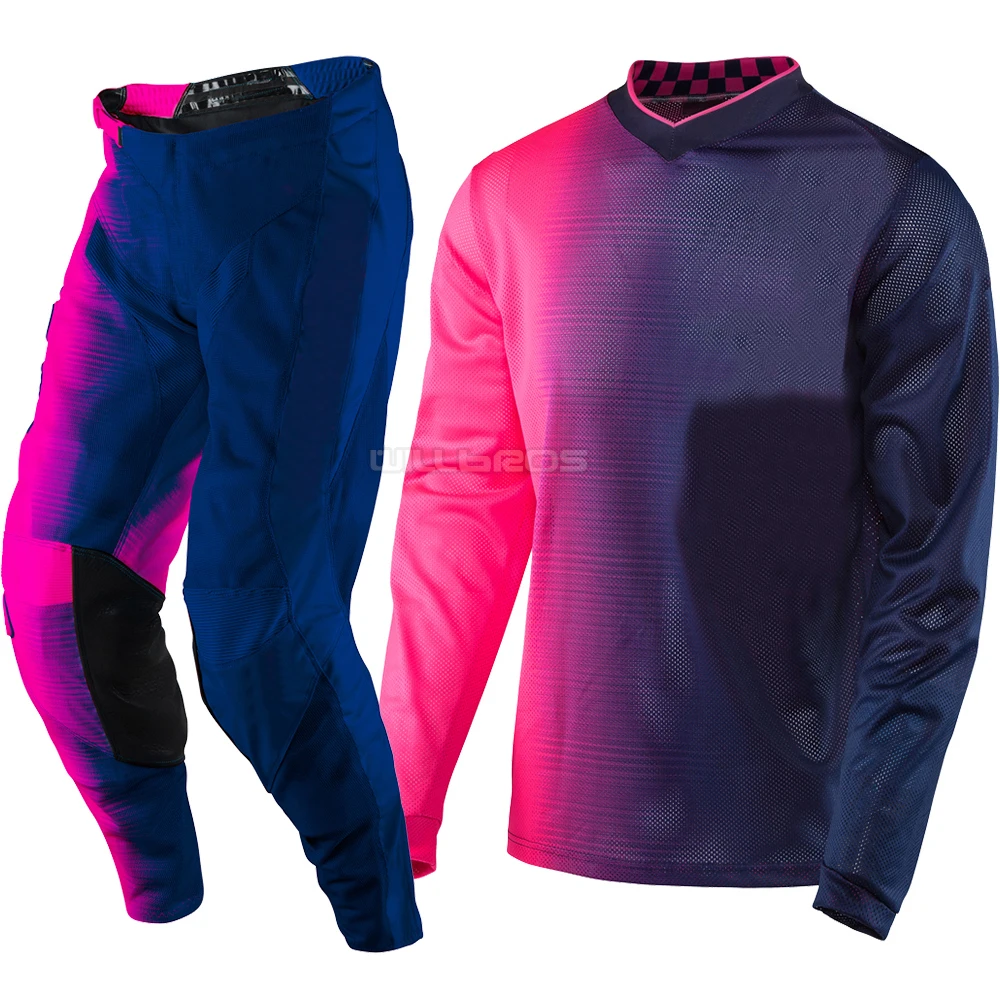 

Motorbike Mens Sprint Race GP Air Jersey Pants Motorcycle Mountain Bicycle Offroad Suit Men's Gear Set