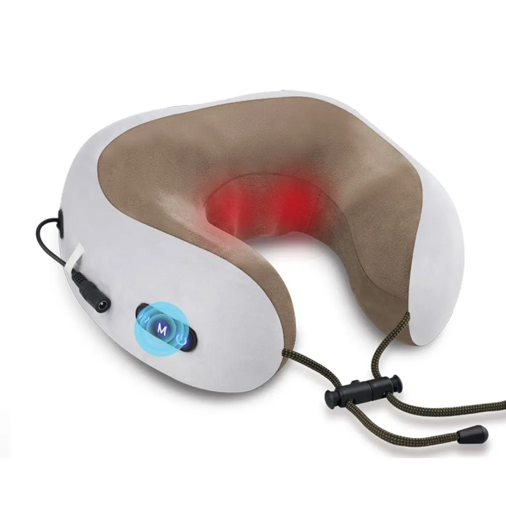 

Electric Neck Massager Wireless Neck Massager U-shaped Massage Pillow Supporting Head And Neck Electric Kneading Massage Relax