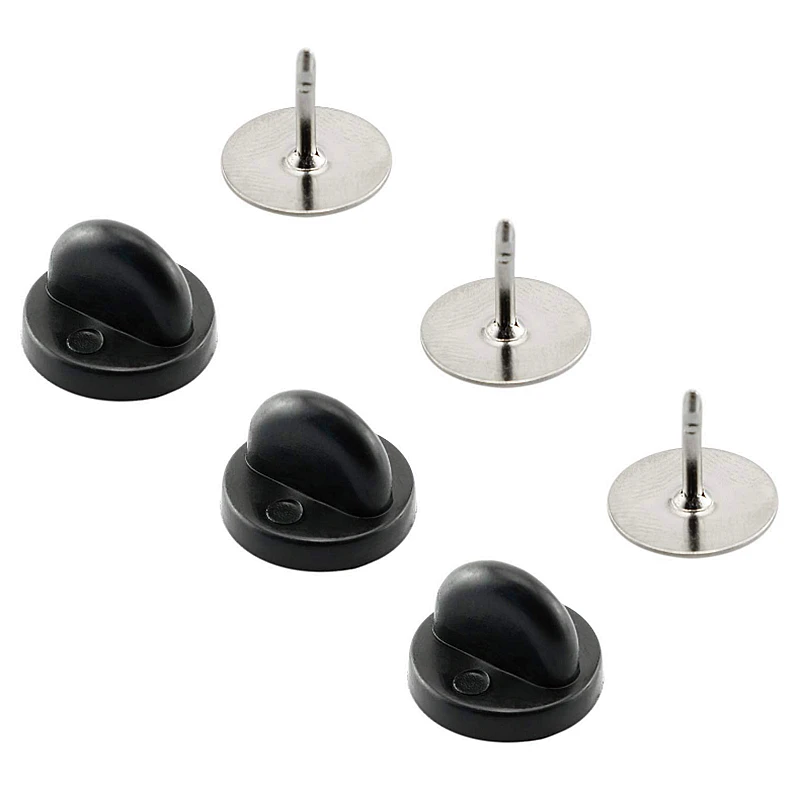 50 шт. черные резиновые заколки бабочки из ПВХ серебристые зажимы для галстука