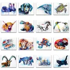 Квадратная алмазная живопись вышивка крестиком животное лебедь собака КИТ Алмазная вышивка черепаха Корова Лошадь полная Алмазная Мозаика Рыба лев кошка