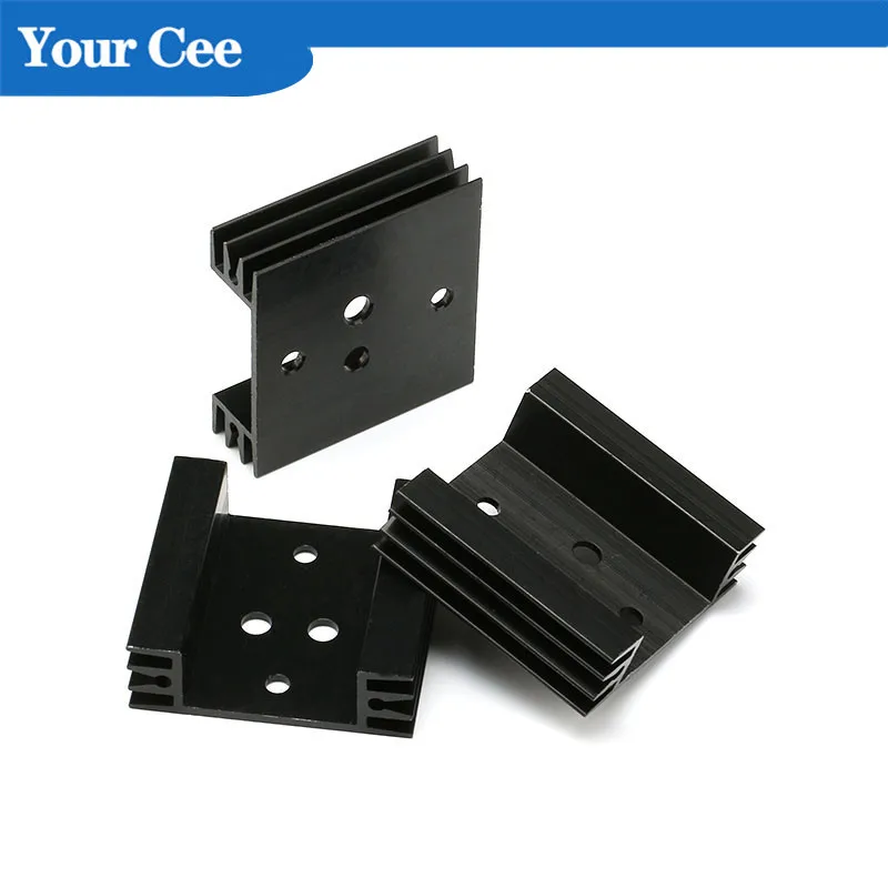 Радиатор охлаждающий алюминиевый для транзисторов TO3 TO-3 45x45x14 мм 10 шт. |