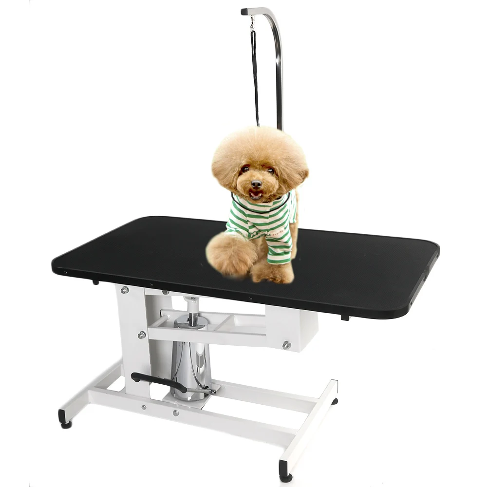

GT-101 Adjustable Heavy Type Hydraulic Grooming Table Black New Style