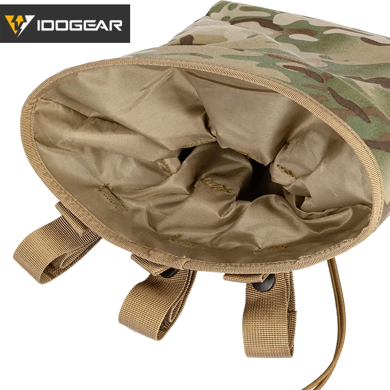 IDOGEAR MOLLE Magazine Dump Pouch Тактический Магнитный Drop Pouch Recycling Bag сумка для хранения 3550