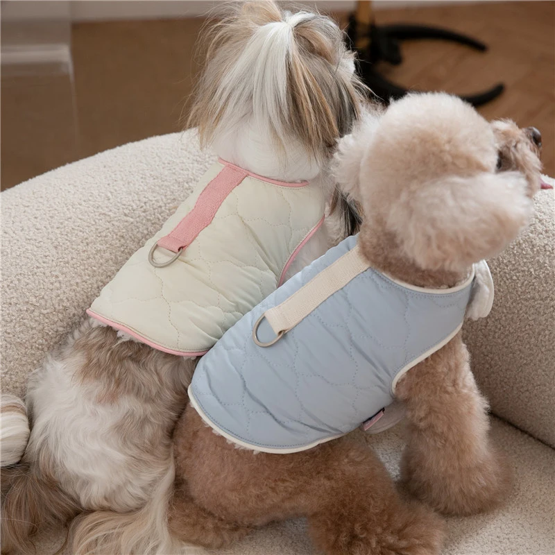 

Dog Clothes Winter Warm Harness Pets Coats For Small Dogs Jacket Vest Cat Puppy Chihuahua York Shih tzu Maltese Poodle Clothing