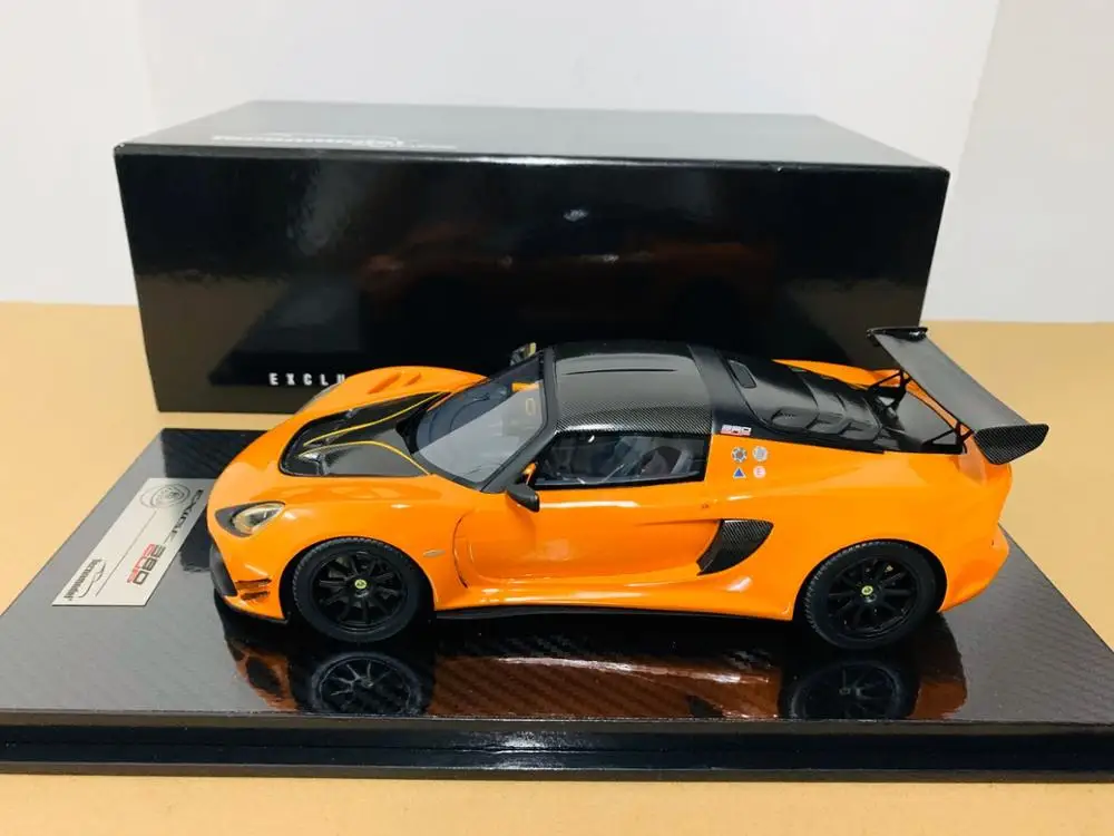 

Tecnomodel Lotus Exige 380 Cup Gloss Orange 2018 1:18 Resin New in Original Box