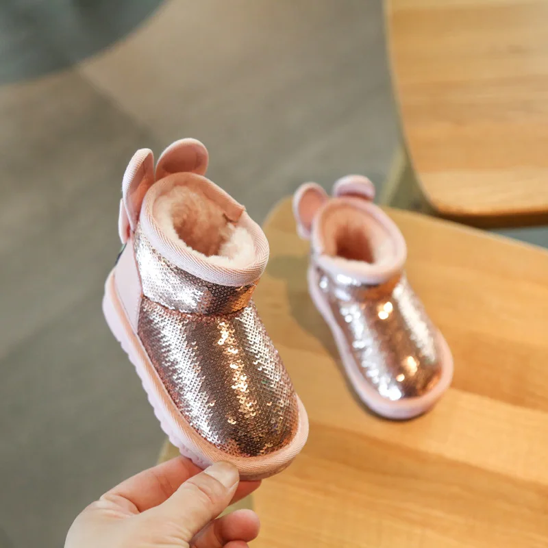 Зимняя обувь для девочек яркая детская из хлопка теплая зимняя обувь|Обувь детей