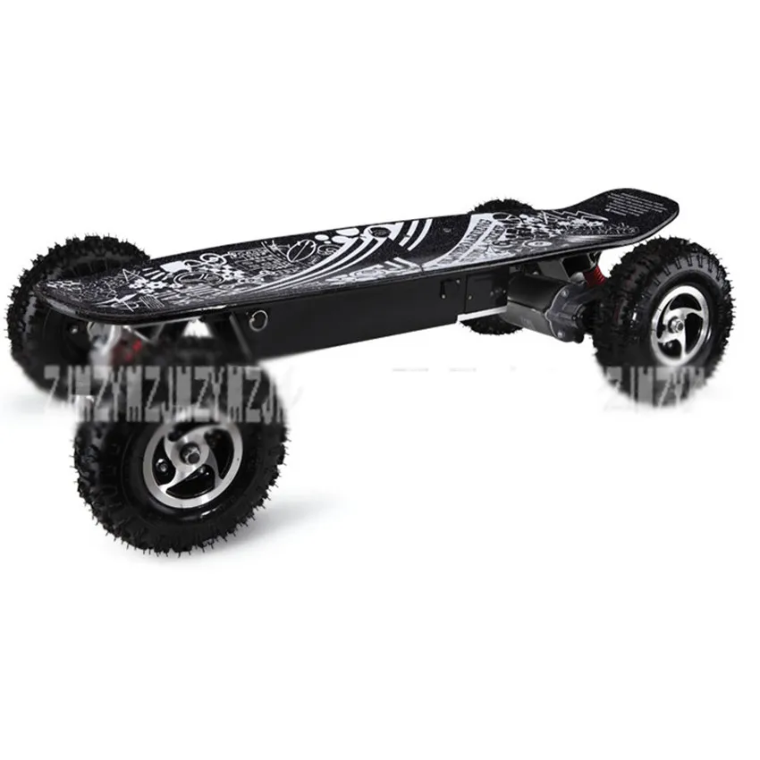 

10 inch Four Wheels Skate Board Electric Skateboard 800W Remote Control Electric Scooter Street Board Max 35km/h PM-800-14