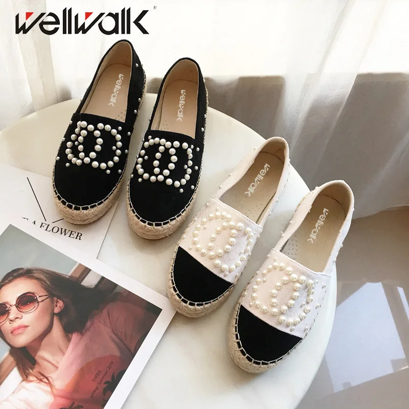 Женская обувь на плоской подошве Брендовые женские эспадрильи лоферы сезон