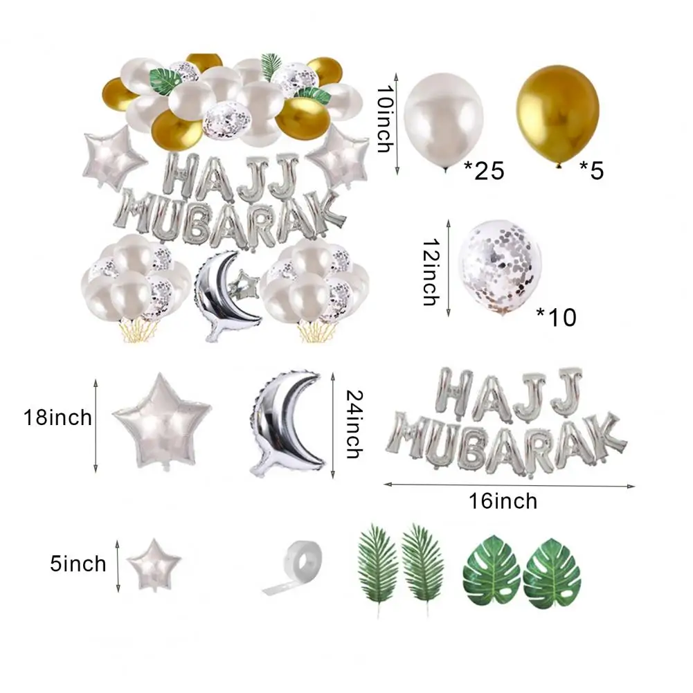 

1 Set New Style Colorful Balloon Kit Tight Sealing Multi-shape Emulsion Household Balloons Set Party Festival Supplies