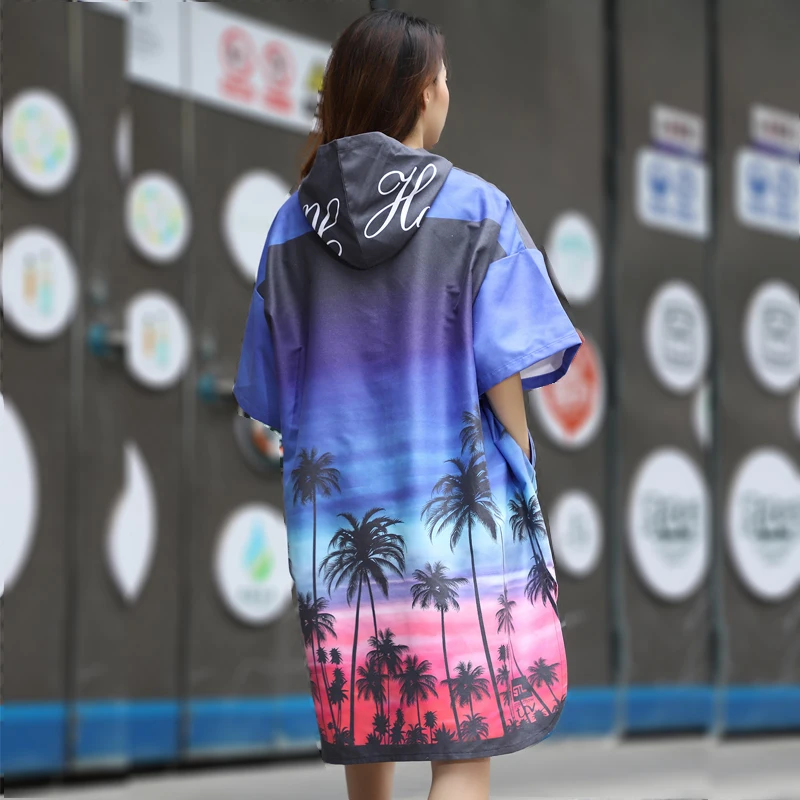 Красивое мультяшное полотенце банное из микрофибры модное уличное пляжное с