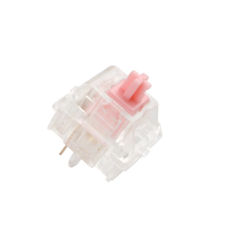 

Sotck Roselios / Sakurios slient linear switch for customized mechanical keyboard 62g 67 RGB switches 5 pins OEM by Gateron
