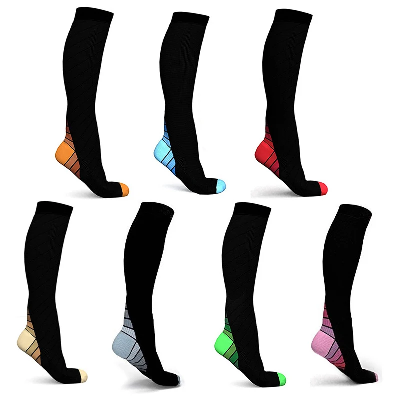 

Newly Compression Socks for Men Women Athletic Sports Long Socks Stockings for Running Outdoor Daily BN99