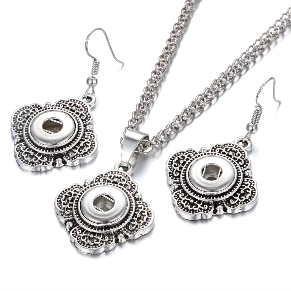 Набор ювелирных изделий сделай сам комплект из колье с кнопками-застежками 12 мм |