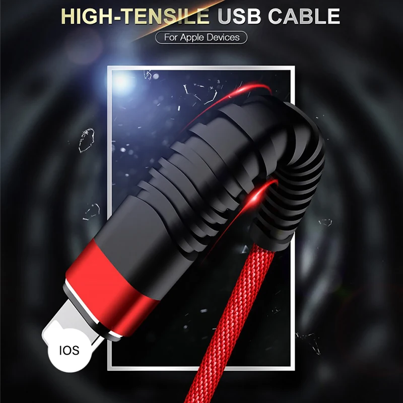 Usb-кабель для Apple iPhone Xs max Xr X 8 7 6 plus 6s 5 iPad 1 м кабели быстрой зарядки Шнур зарядное устройство для мобильного телефона USB кабель для синхронизации данных