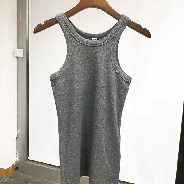 2020 spring rib tank white Black Sleeveless organic cotton Skinny Fitted Tops Tees Woman Fashion tops 4