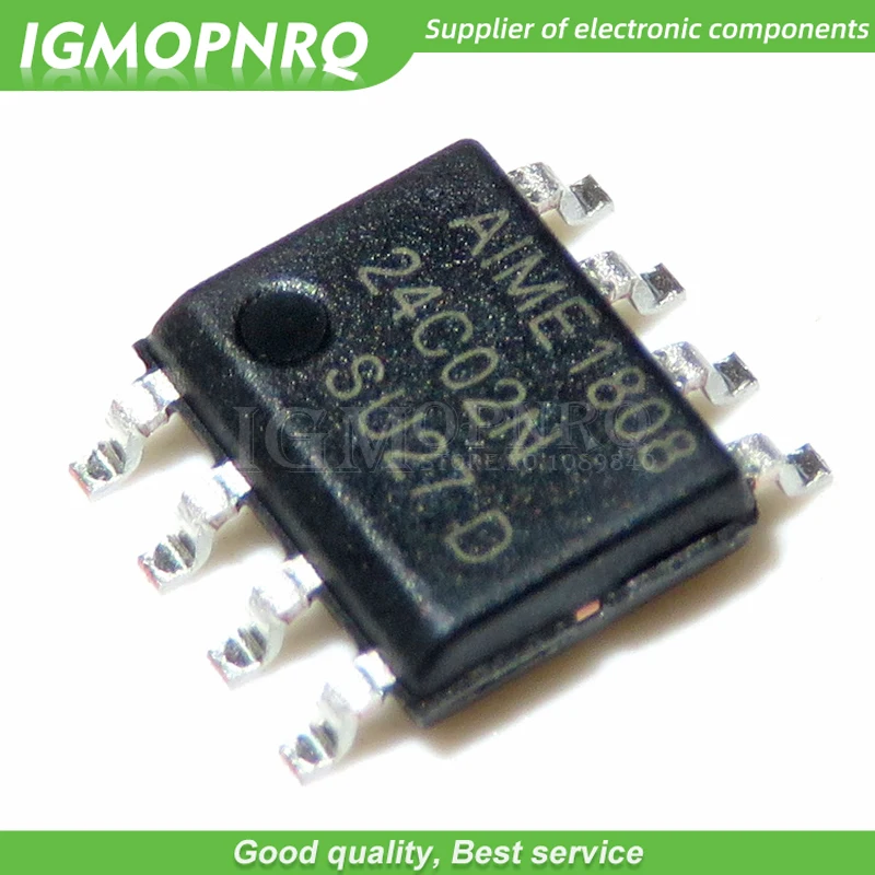10 шт./лот AT24C02 24C02 SOP8 EEPROM память новинка оригинал| |