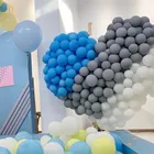 Воздушные шары, 20 шт., 30 шт., 50 шт., 5 дюймов, 10 дюймов, пастельно-серые, матовые, серые, макарон, товары для дня рождения воздушные шары Свадебный декор