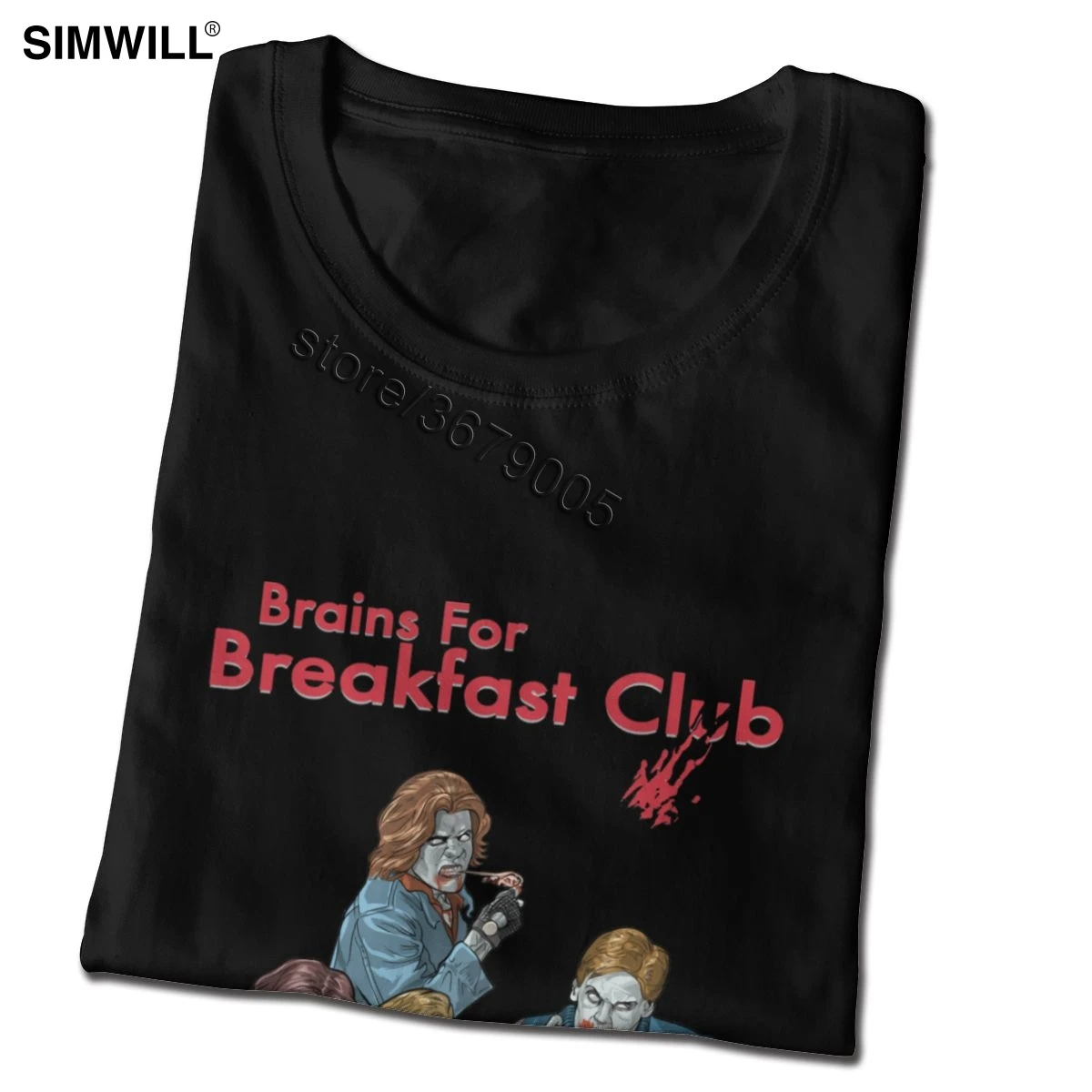 Мужская забавная футболка с завтраком короткими рукавами хлопковая для отдыха