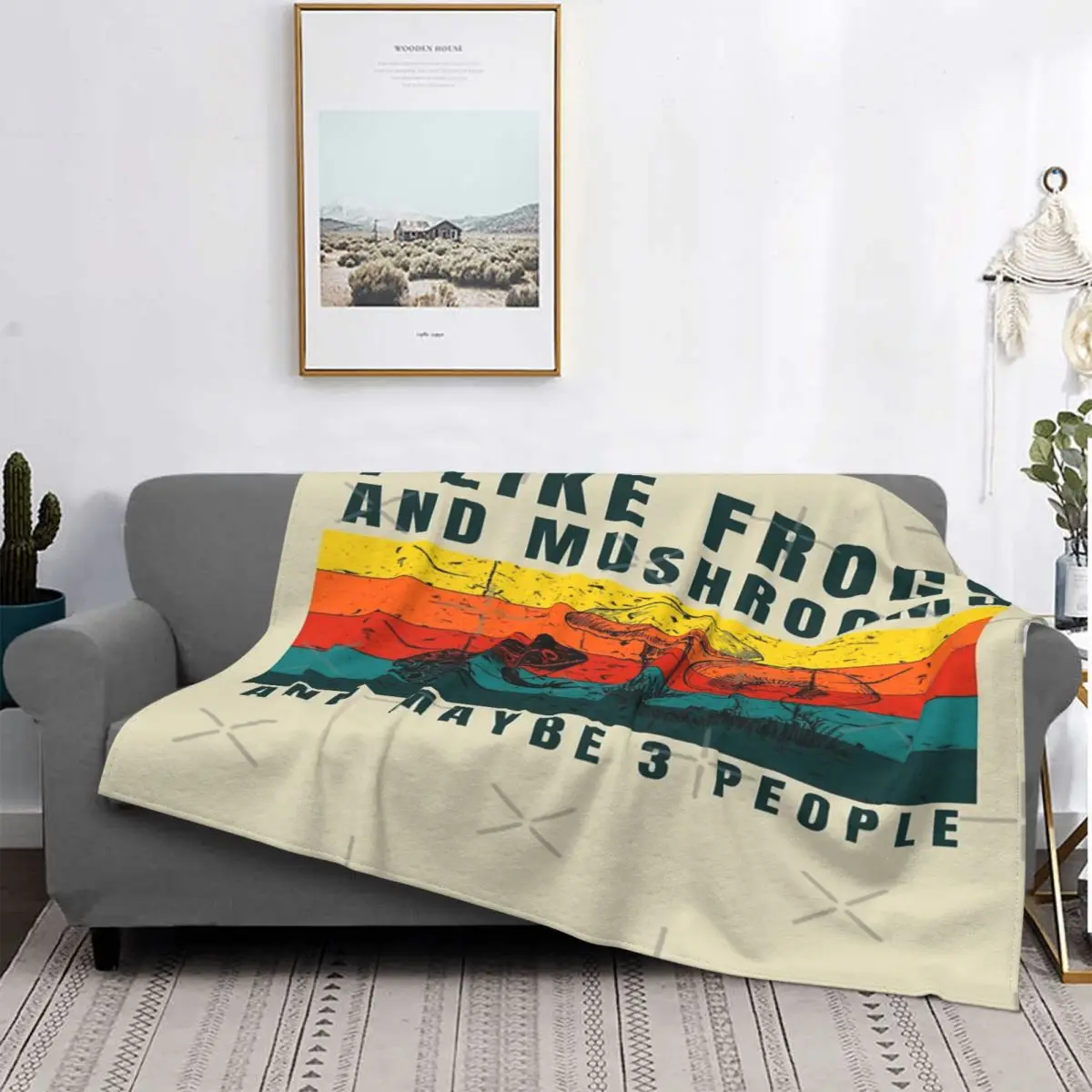 

Me guстан las ranas and los hongos, 3 manta, colcha para cama