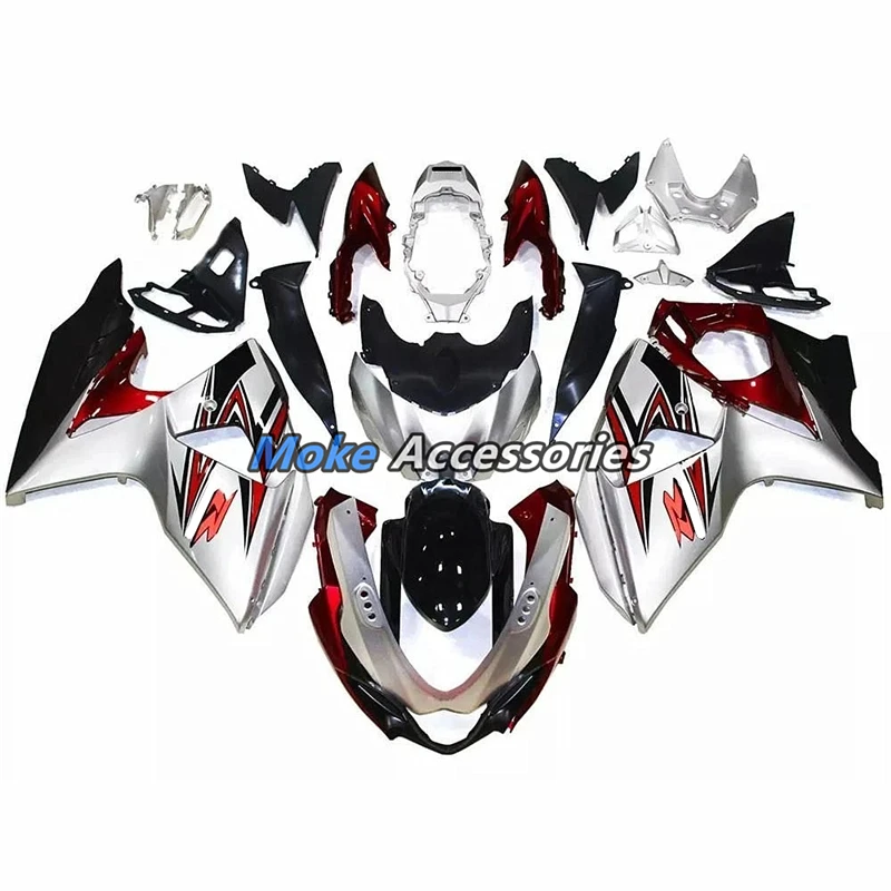 

Motorcycle Fairings Kit Fit For Gsxr1000 2009 2010 2011 2012 2013 2014 2015 2016 Bodywork Set High Quality Abs silver Black