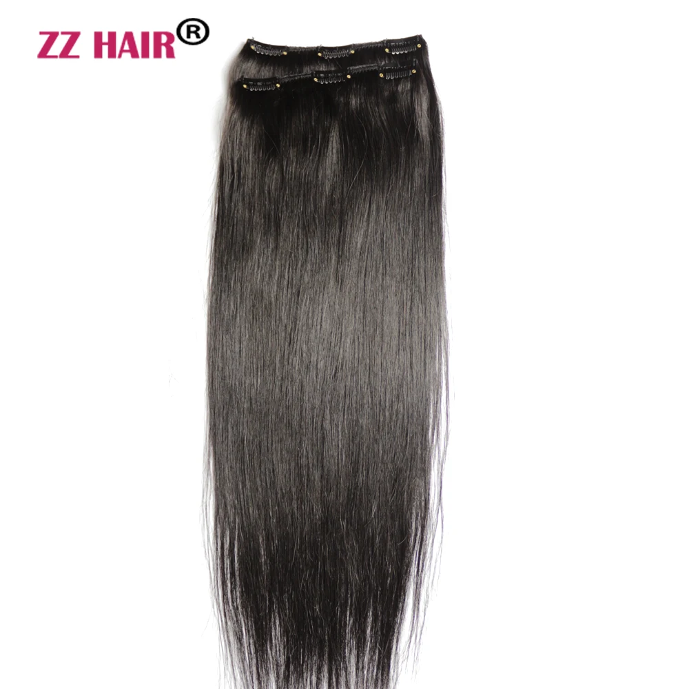 

Набор из 2 натуральных прямых волос ZZHAIR 100 г, 120 г, 16-28 дюймов, 100% дюйма