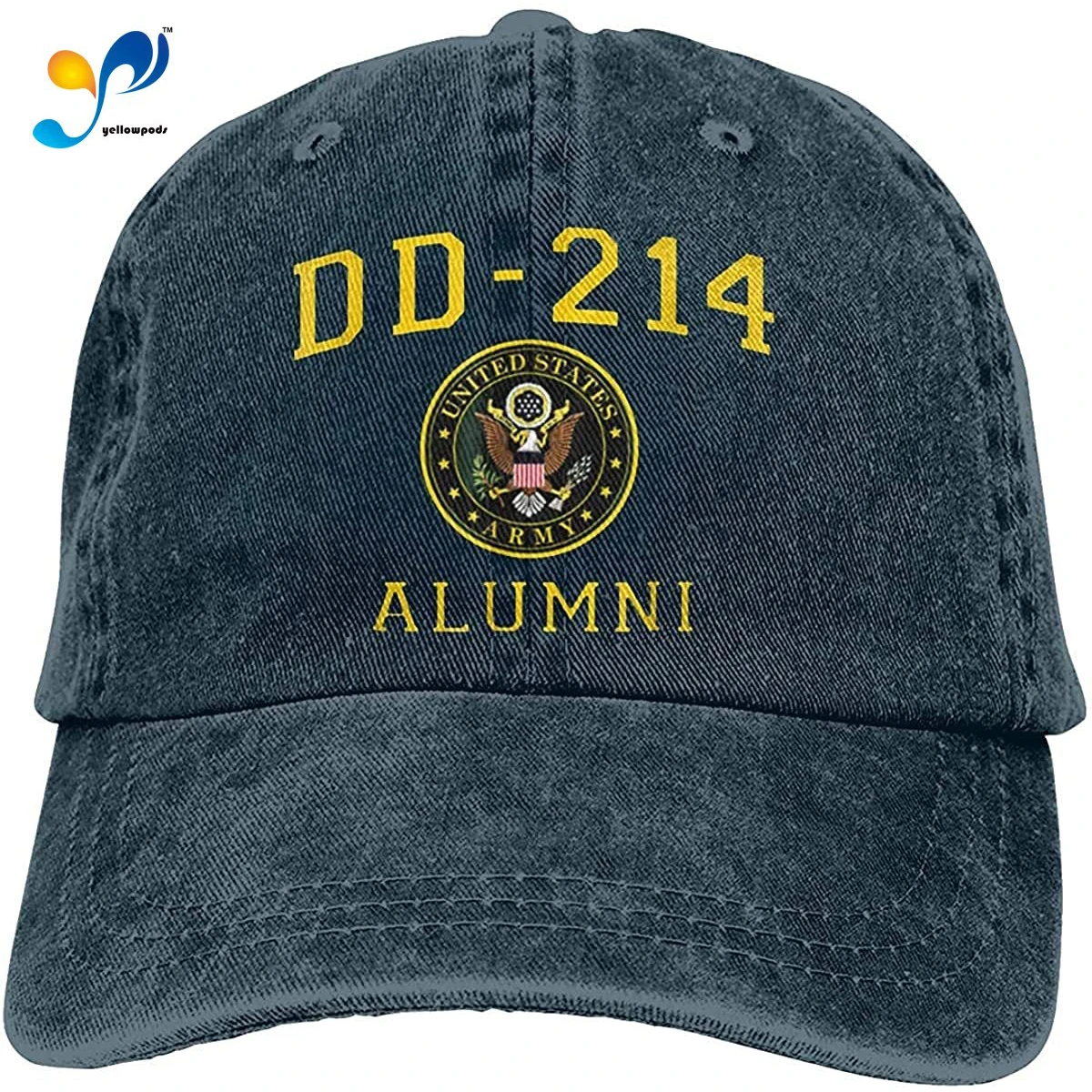 

Us Army Dd214 Alumni Sandwich Cap Denim Hats Baseball Cap