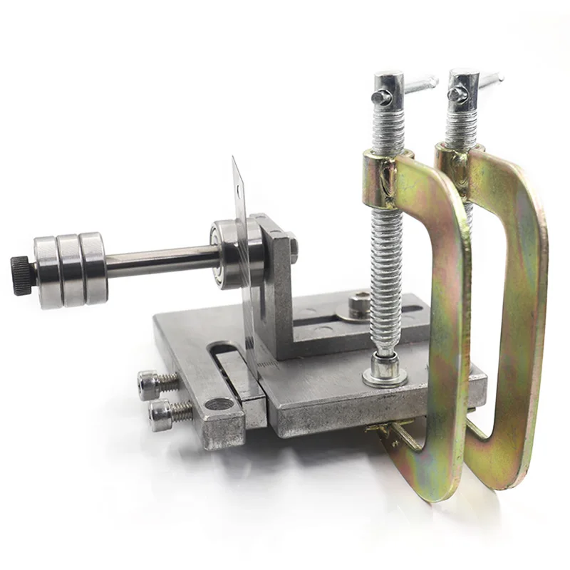 Цена Резак для кожаных ремней, сплиттер для очистки ремень для инструментов, режущий станок для кожевенного ремесла, режущий станок для кожевенн...