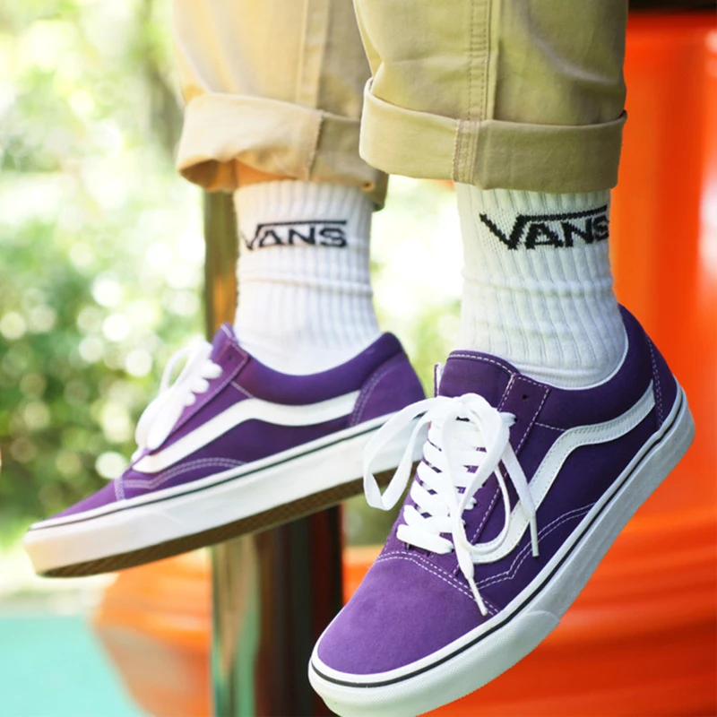 VANS OLD SKOOL/обувь унисекс для скейтбординга оригинальные кроссовки женщин и мужчин