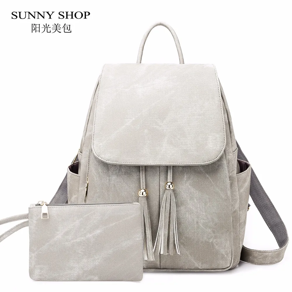 JZ главный рюкзак из искусственной кожи для женщин подростков школьная сумка