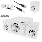 Мини-сабвуфер SADA D-211 2,1, белый, 3 Вт, USB