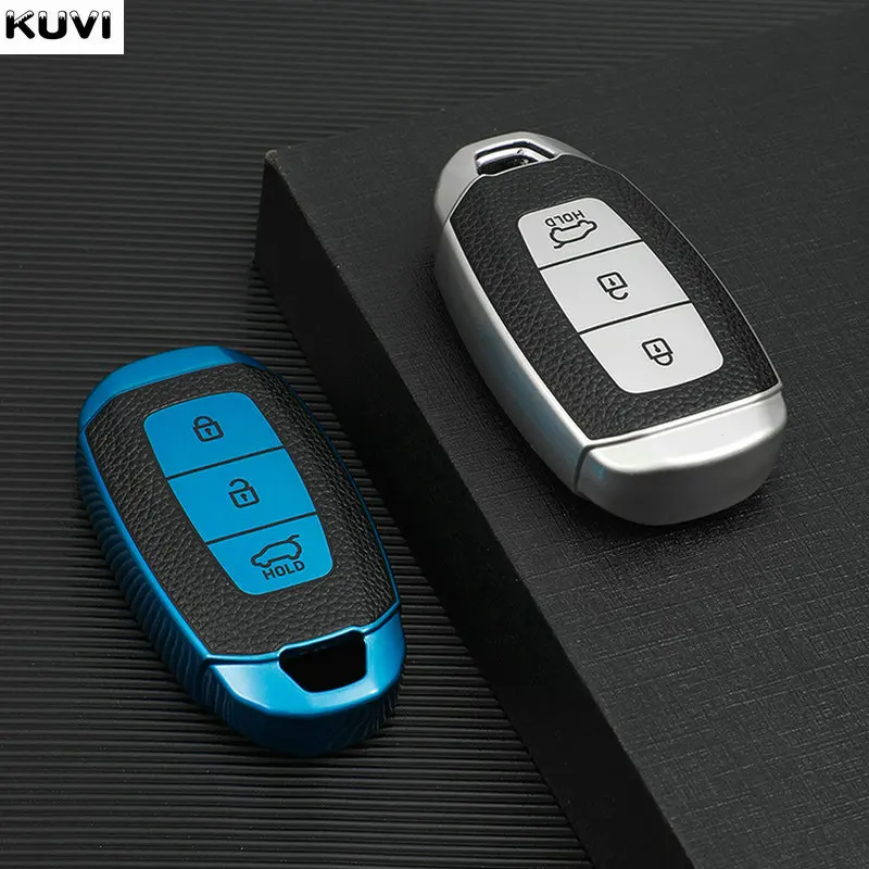 ТПУ чехол для автомобильного ключа с дистанционным управлением Hyundai i30 IX35 Kona Encino