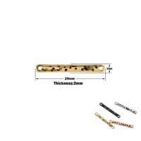 rectangular connector cubic zirconia bracelet necklace accessories diy brass findings