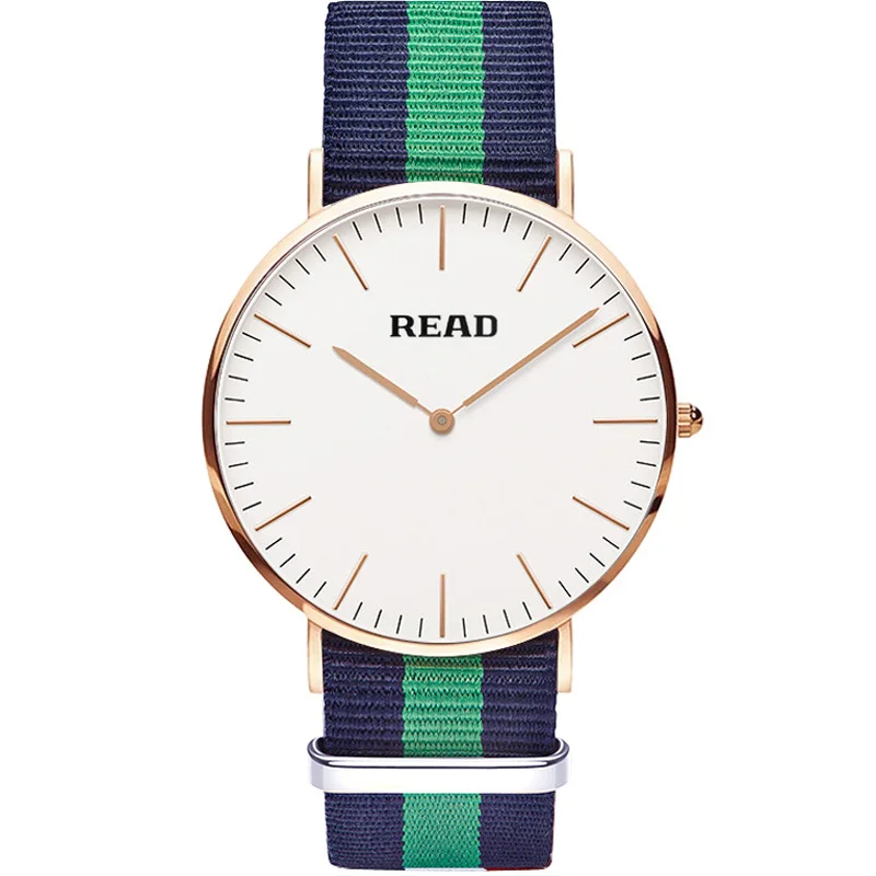 

2019New Women's Business Watch Nylon Watchband Fashion Simple Multifunctional Waterproof Quartz Watch for Women Relogio Feminino