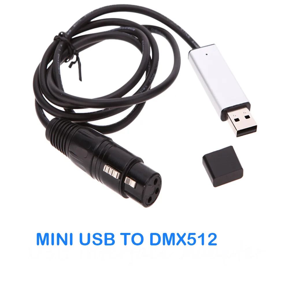USB для Dmx Интерфейс адаптер сценический светильник ing диско par Dj Usb вечерние s луч Led