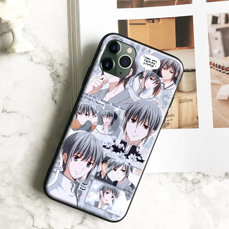 Мягкий силиконовый чехол для iPhone SE 6 6s 7 8 Plus X XR XS 11 12 mini Pro max с изображением фруктов