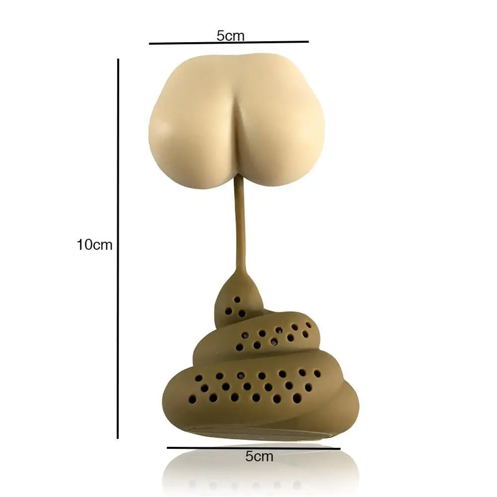 Забавные чай Фильтр нетоксичный инновационные Форма силиконовые заварки сумка