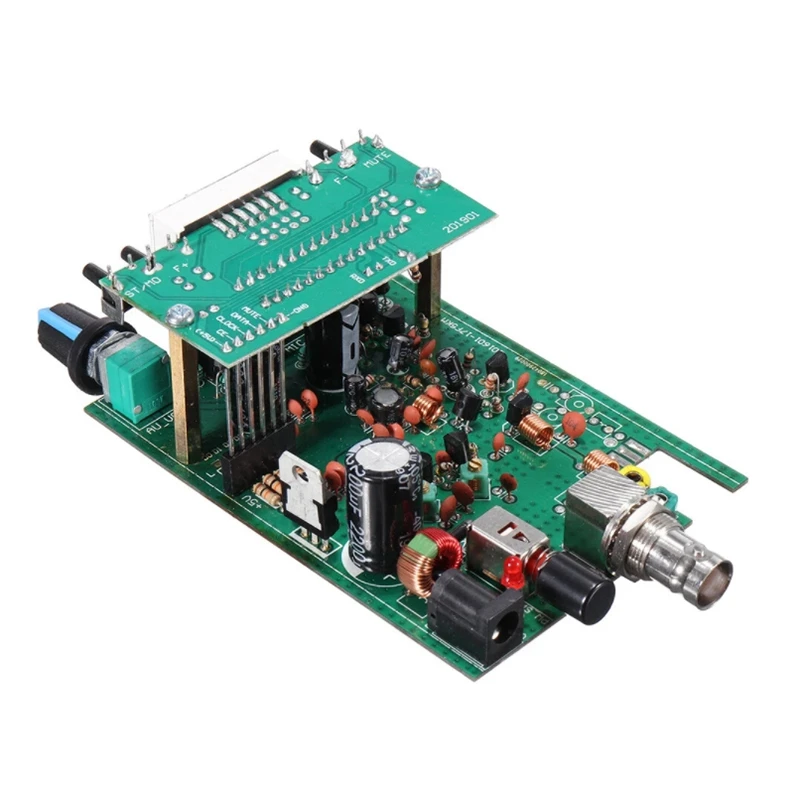 

Hot-FM Transmitter 88-108 MHZ 0.5W BH1415F FM Radio Receiver PLL Stereo o Digital Display Frequency Dc 12V Antenna New