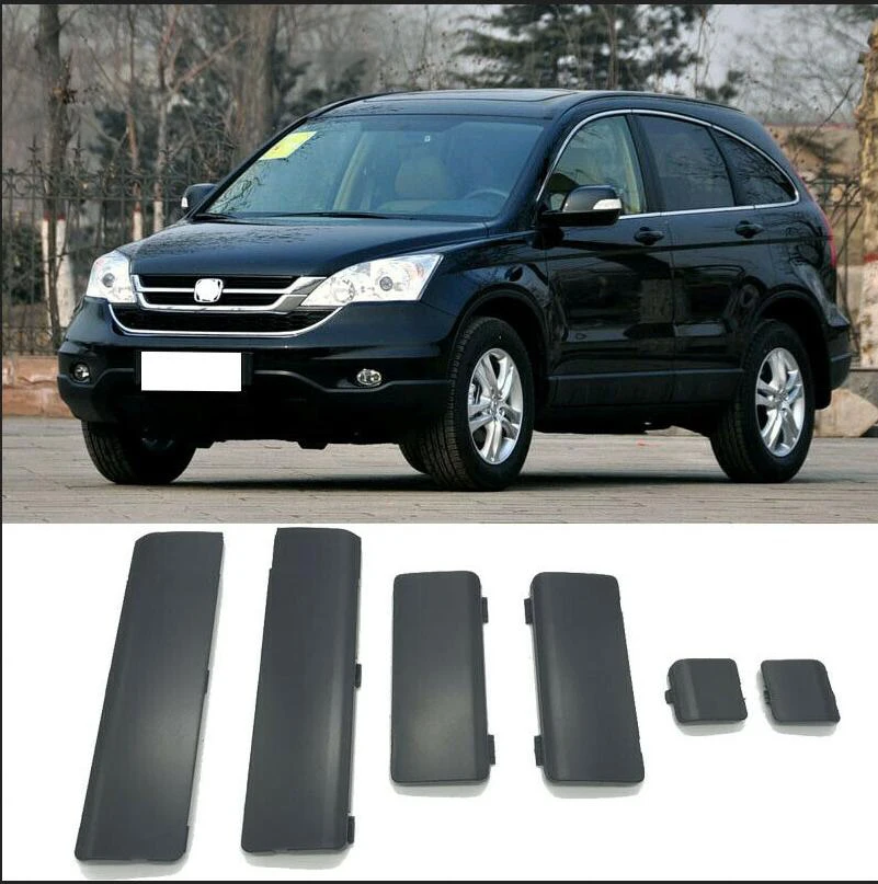 Фото Для Honda CR-V 2007-2011 черная пластиковая оригинальная крышка багажника на крыше 6 шт. №1