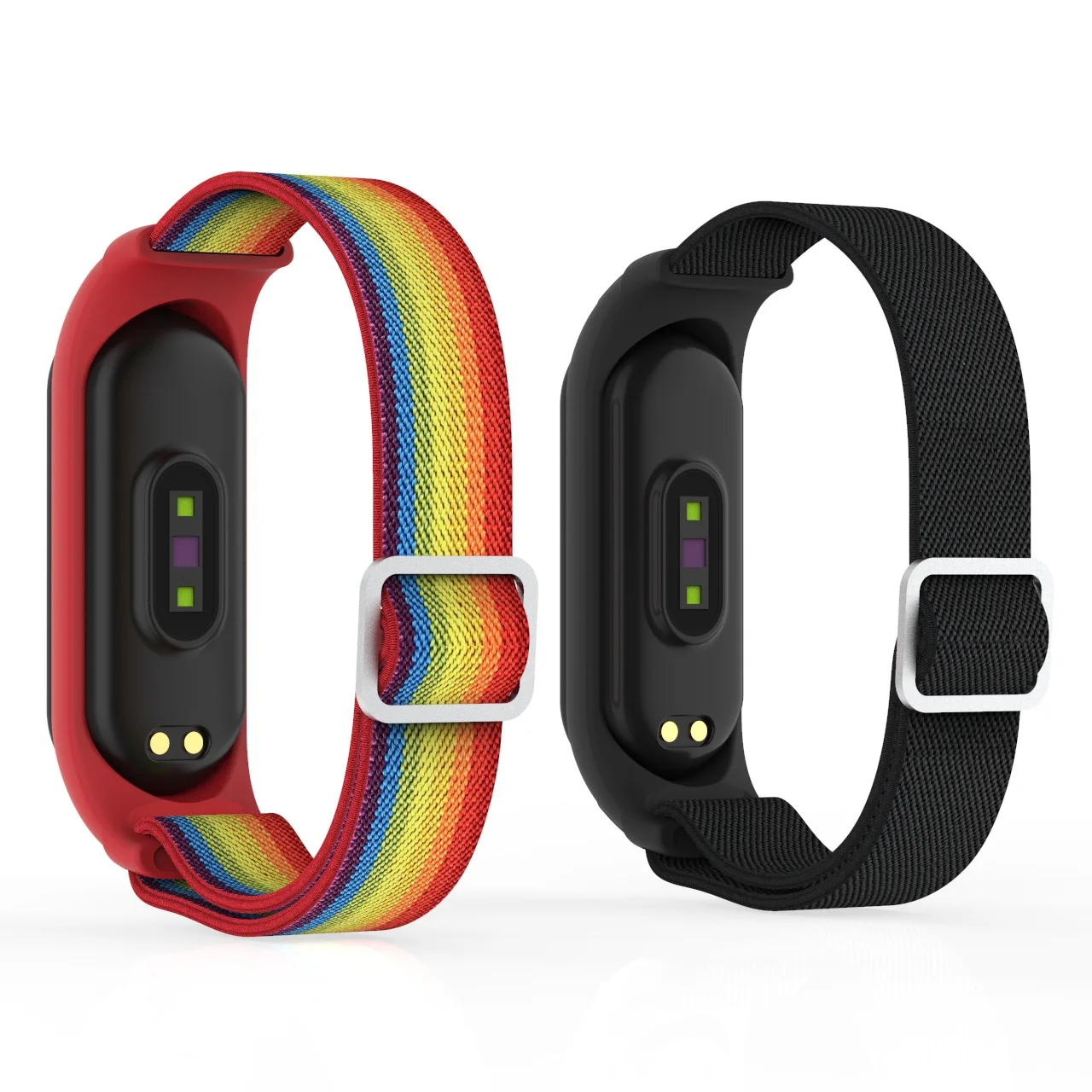 Nylon Strap For XiaoMi Mi Band 6 5 4 3 Adjustable Elastic Sports Wristband For Mi Band 3 4 5 6 Bracelet replacement strap