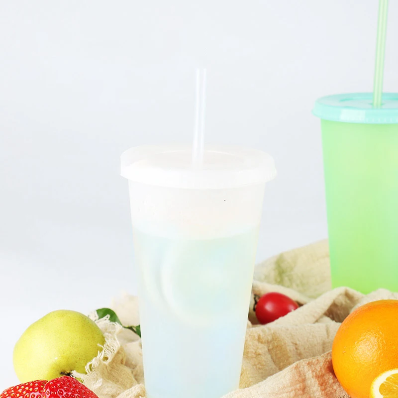 750 мл семейная чашка с крышкой изменением цвета для напитков кофейной чашки