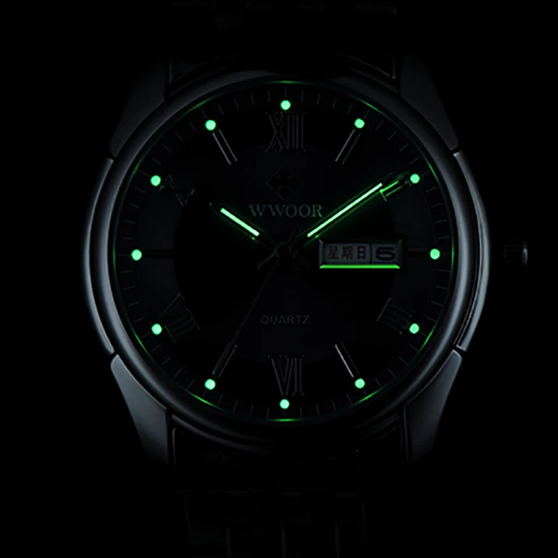 WWOOR брендовые Роскошные элегантные женские повседневные наручные часы