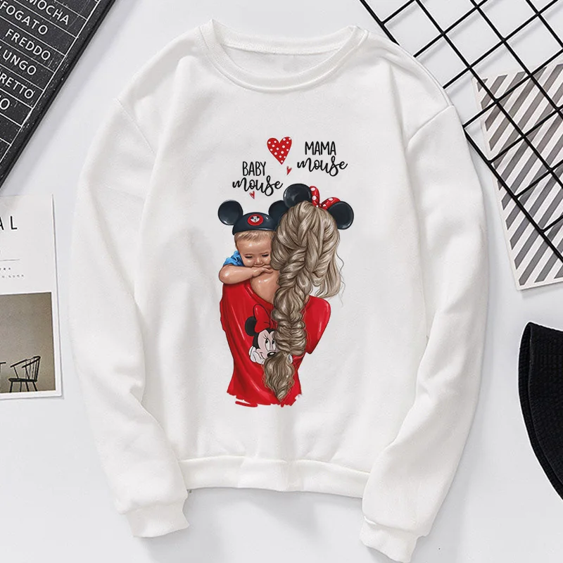 Новое поступление Женская толстовка Vogue корейская модная одежда Harajuku Kawaii Белая толстовка супер мама женские толстовки мама