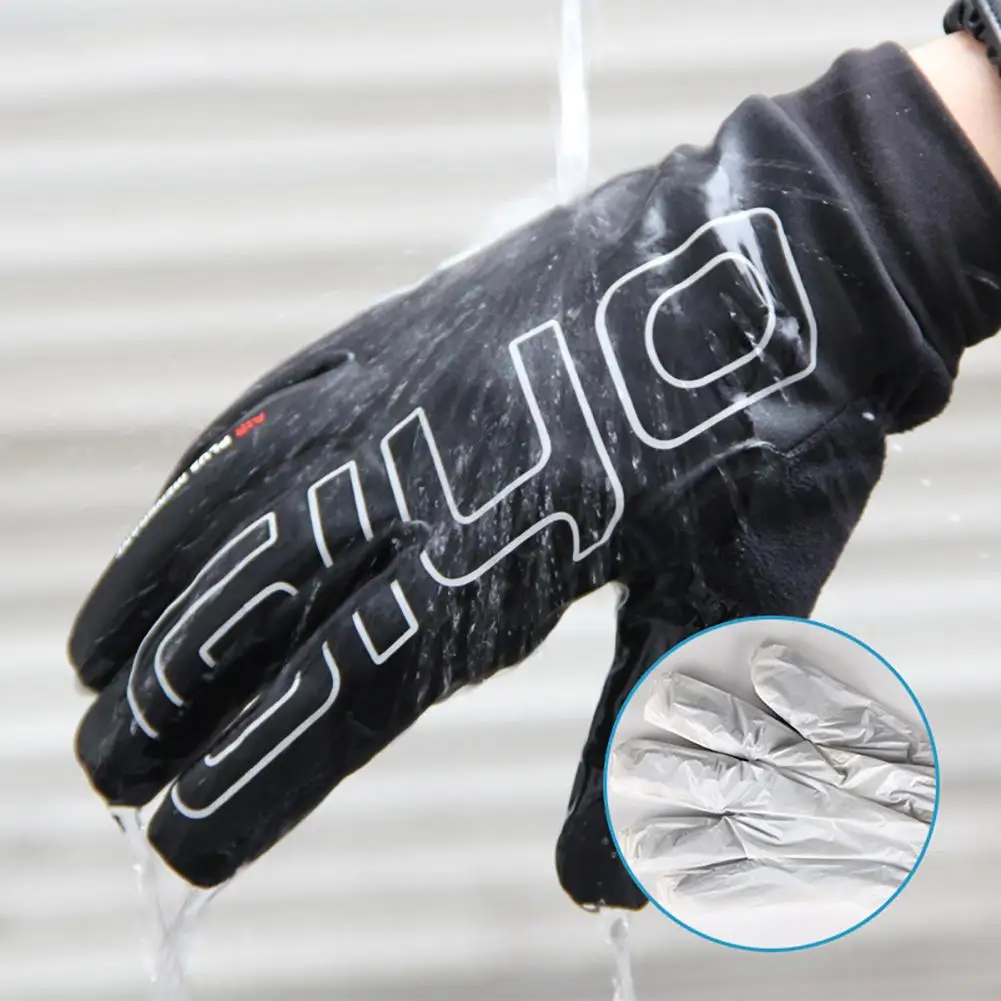 

Мужские зимние велосипедные перчатки HiMISS, теплые флисовые перчатки с закрытыми пальцами, велосипедные водонепроницаемые ветрозащитные Мо...